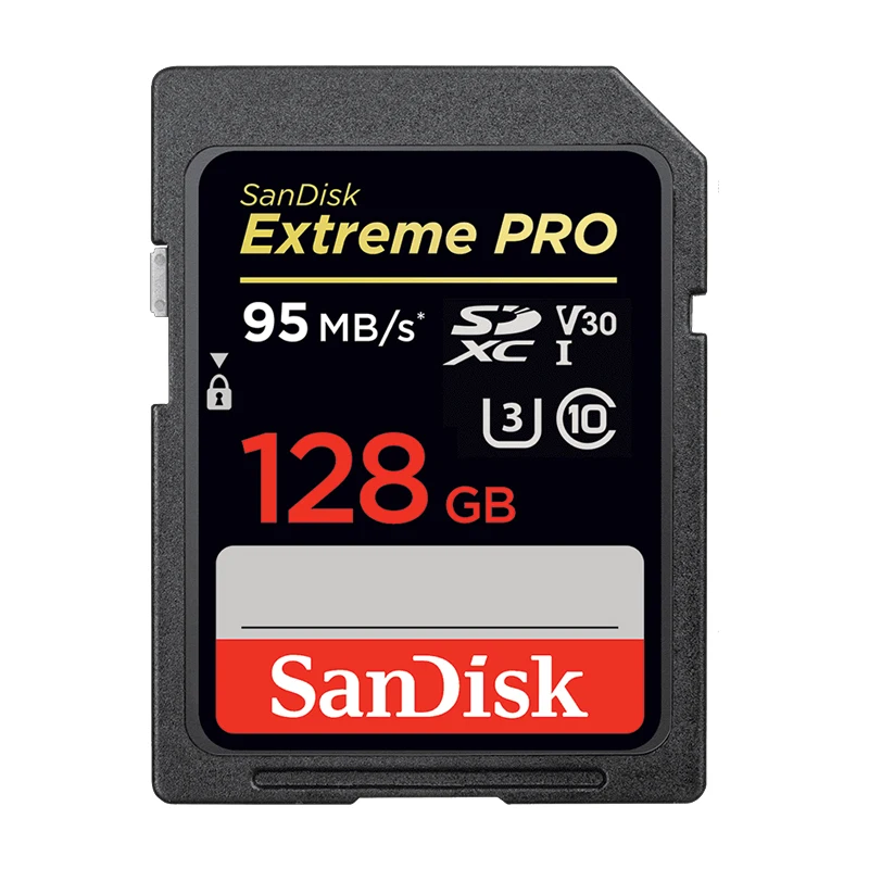 Карта памяти Sandisk Extreme Pro 95 МБ/с./с 32 ГБ SDHC V30 U3 класс 10 64 128 256 | Компьютеры и офис