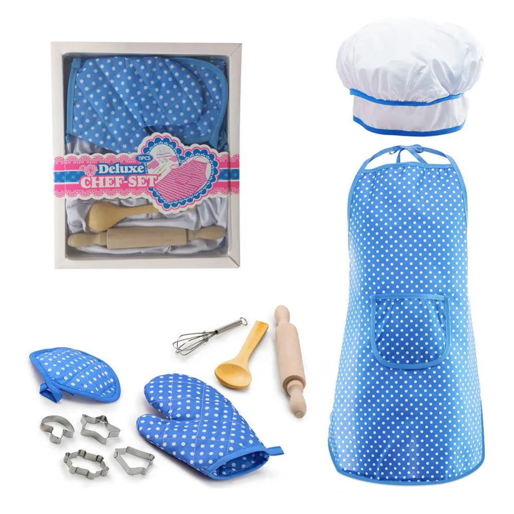 

11 PCS/Set Role Play Kitchen Toy Children Cooking Utensils Kitchen Supplies Set For Toddler Children Pretend Play
