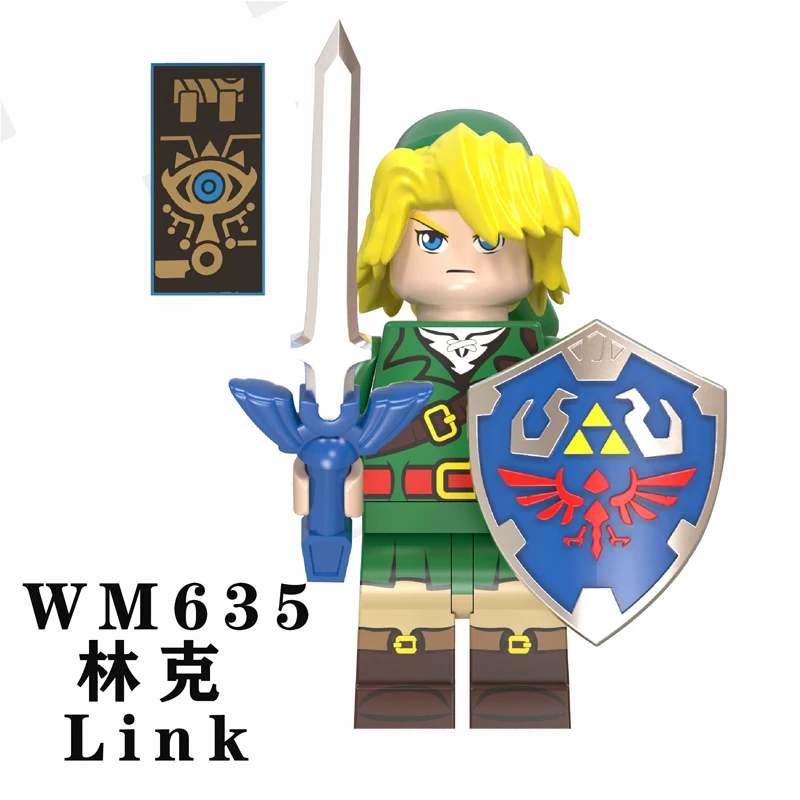 Zelda игра принцесса Zelda Link строительные блоки NinjagoINGLY куклы экшн модельные Фигурки игрушки для детей Подарки WM6053