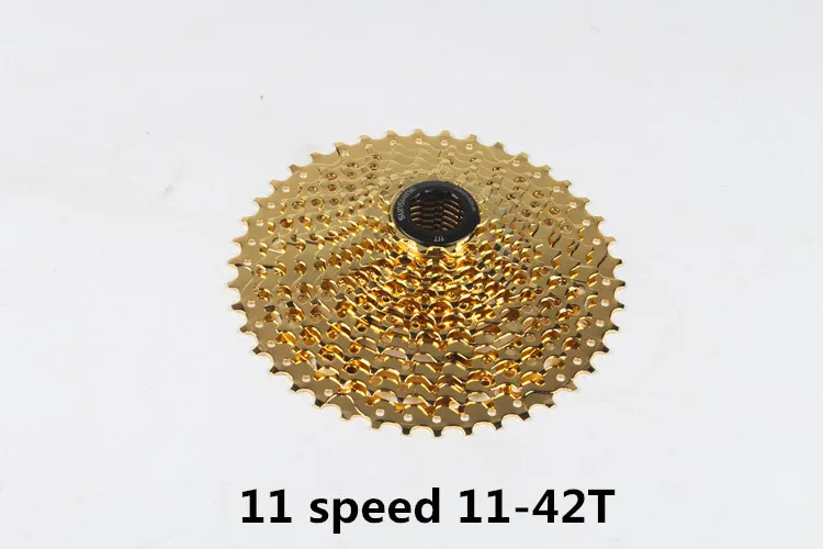Солнце 9 Скорость 10 11 11-32/42T Золотой механизм трещотки для велосипеда кассета