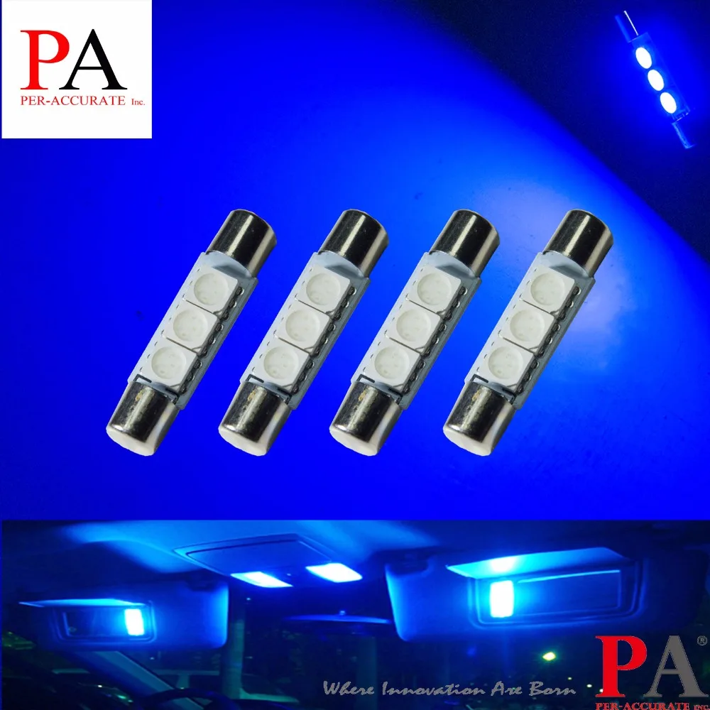 PA LED 10 шт. x Гирлянда синего цвета 3 SMD 5050 солнцезащитный козырек косметическое