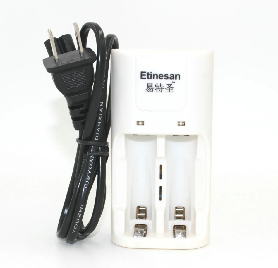 Etinesan 14505 14500 lifepo4 литий ионный аккумулятор зарядное устройство для 3 2 v AA или AAA