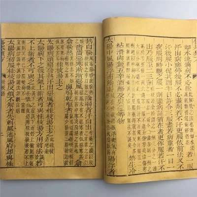 Книга в линейном переплете старинная рисовая бумага | Дом и сад