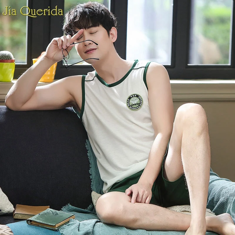 Мужские китайские Пижамы 2019 новые модные домашние костюмы хлопковая одежда для