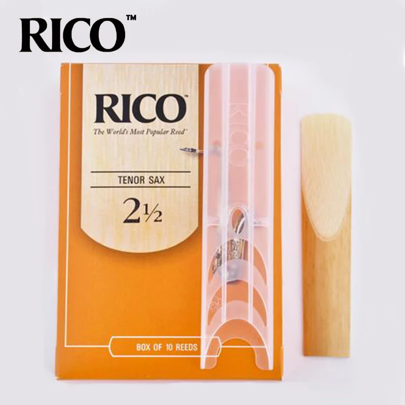 RICO Derppde тенор Bb саксофон сила тростника 2,5#, 3,0# оранжевая коробка из 10
