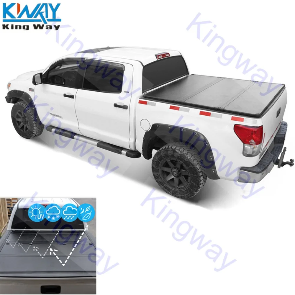 Бесплатная доставка King Way 5 8 FT жесткий Складной автомобильный чехол для 2014 2018 Chevy
