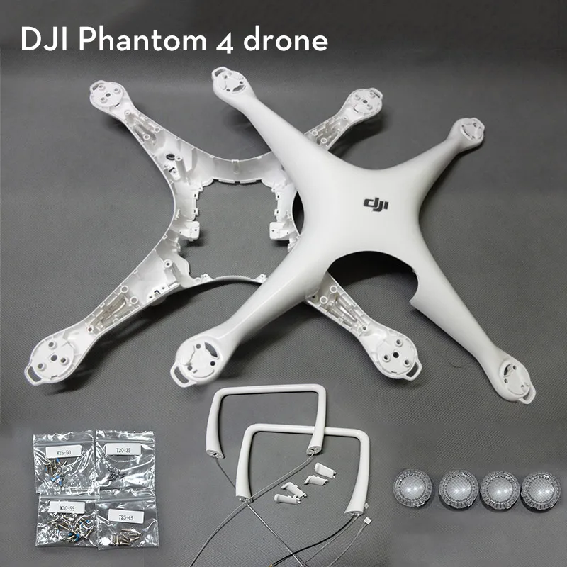 Set DJI Phantom 4 запасные части корпуса шасси для DJI Phantom 4 RC Дрон корпус крышка аксессуары - Цвет: Set