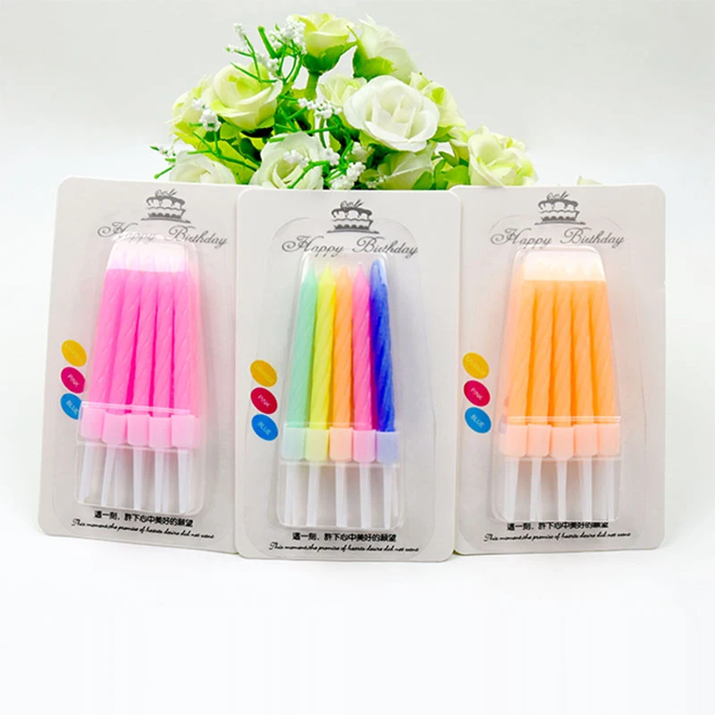 

50 boxs/set Birthday candles child cake decorative candle romantic party candles Festive supplies wedding decoration wholesale