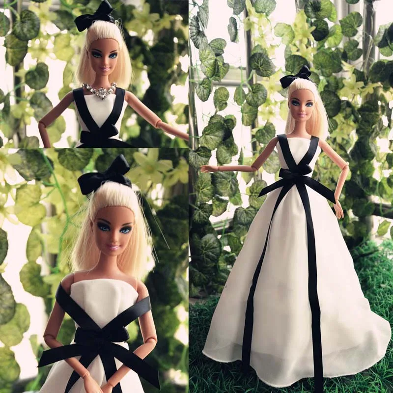 

Unique Style Handmade Luxury Princess Doll Dress Wedding Dolls Dress