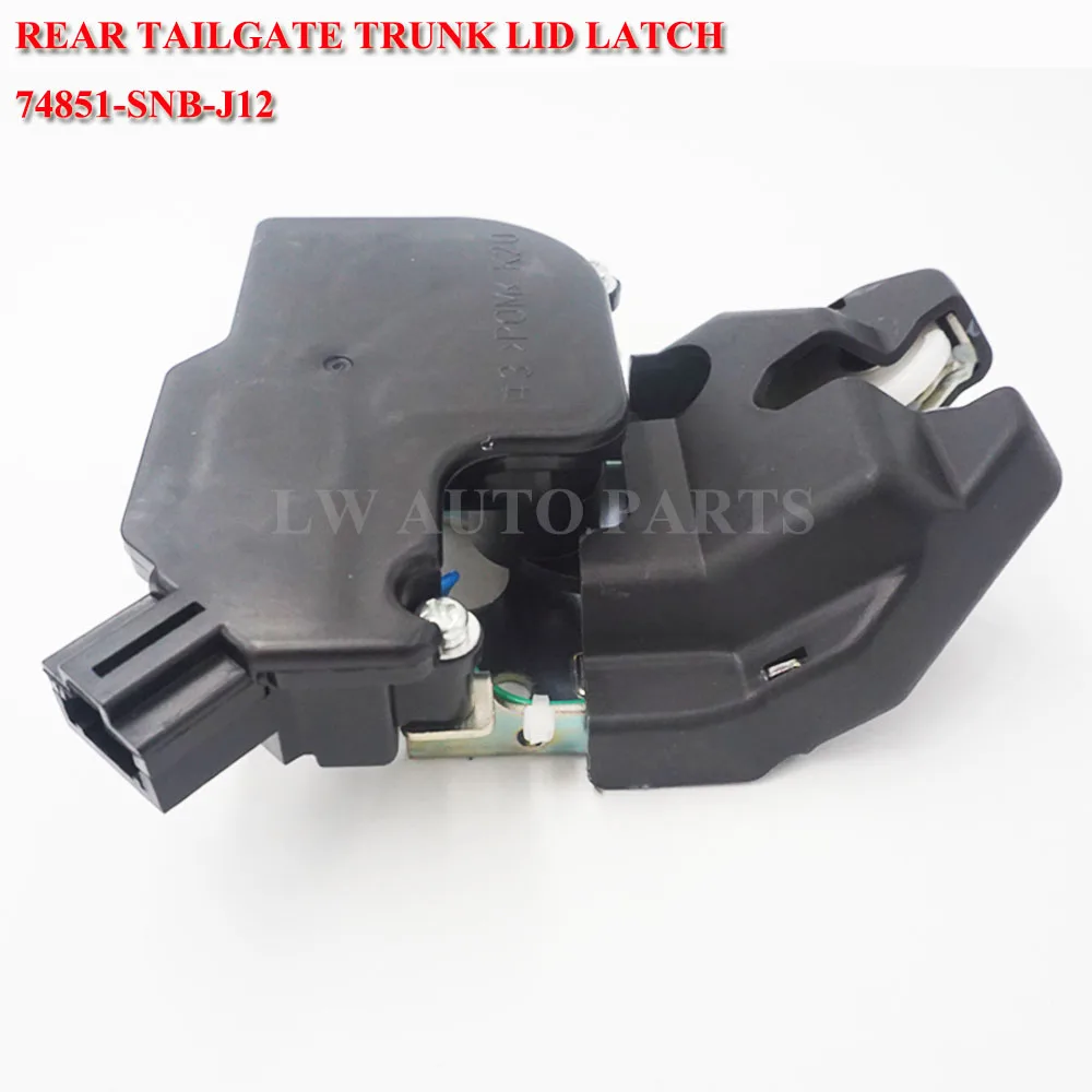 

74851-SNB-J12 74851SNBJ12 REAR tailgate TRUNK LUGGAGE LID LATCH LOCK ASSY For HONDA CIVIC VIII Saloon (FD, FA) 06-17 4D 06-12