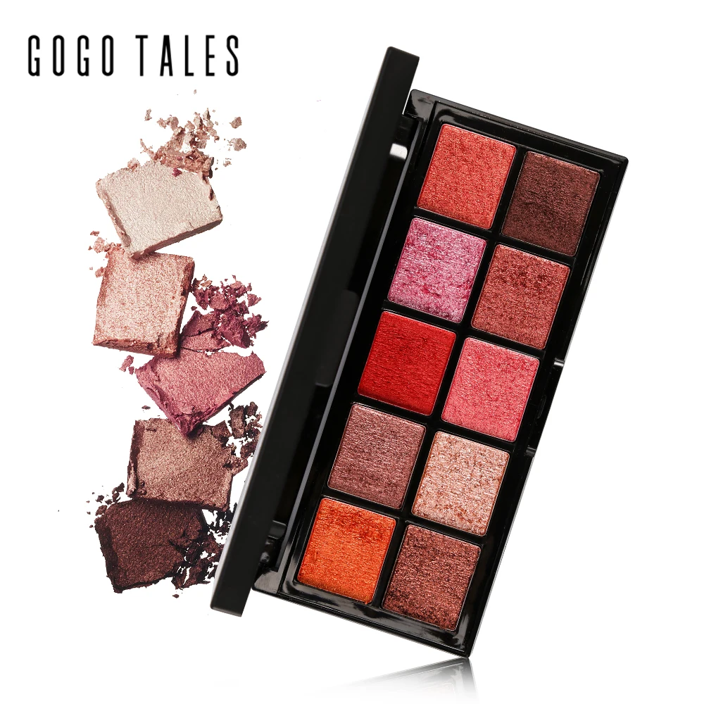 GOGO TALES 10 видов цветов Минеральные тени для век Палитра телесного цвета дымчатые