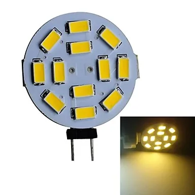 2 х G4 Вт 12 SMD 5630 ЛМ 250-270LM Теплый Белый Точечные Светильники DC В | Освещение