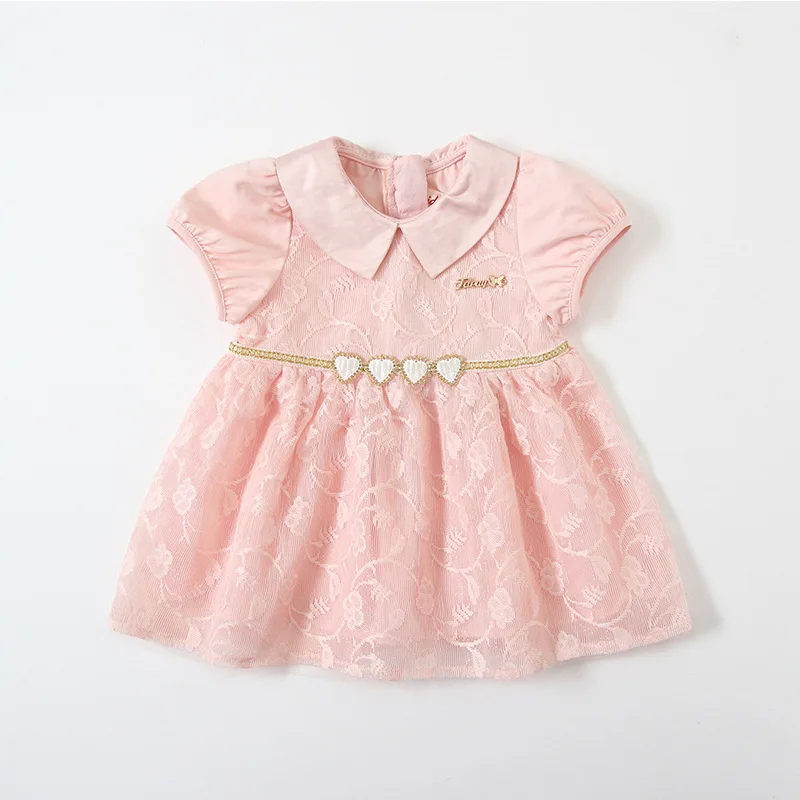 

Платья для маленьких девочек, летнее кружевное платье с круглым отложным воротником и сердцем с блестками для девочек, детская одежда, одежда для детей, одежда для детей 2-7 лет, 2019