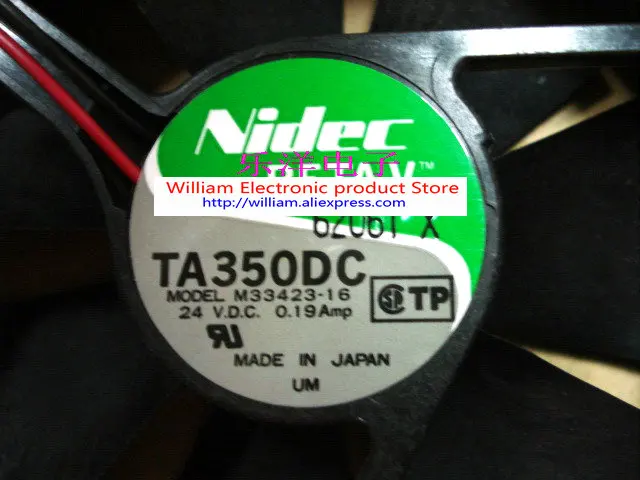 Новый оригинальный инверторный охлаждающий вентилятор NIDEC TA350DC M33423 16 24V 0.19A 9025