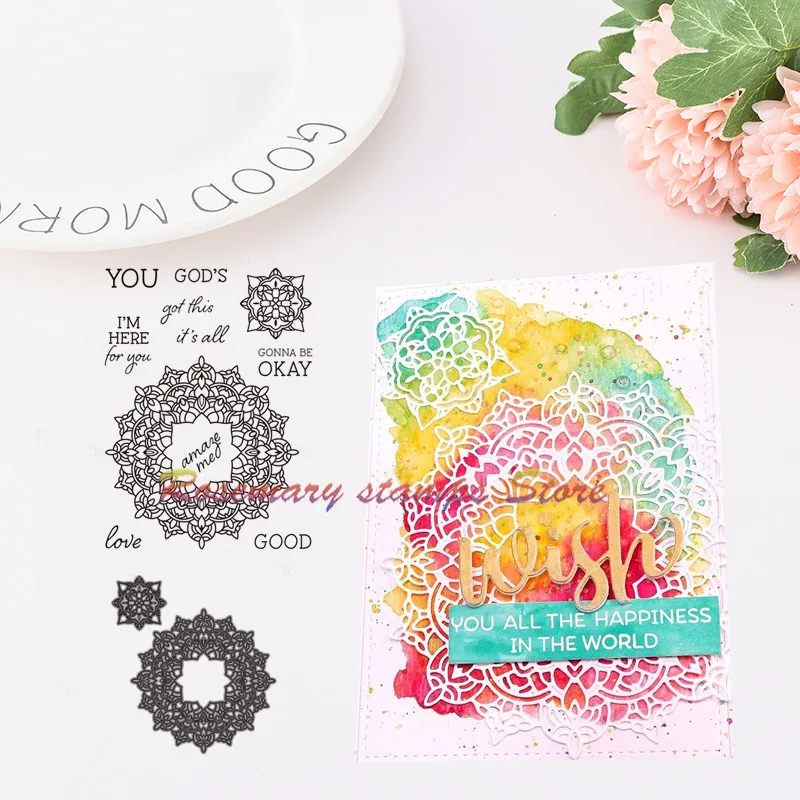 Rosemary штампы You Gods металлические и для скрапбукинга практика Hands on DIY альбом декор