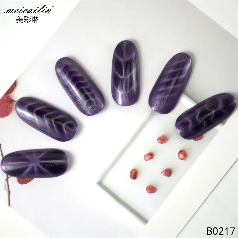 6 шт. серые магнитные палочки Meicailin для 3D кошачий глаз в полоску дизайн сделай сам