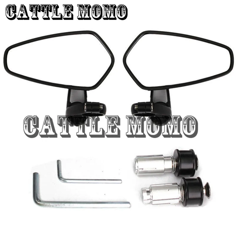 22 мм руль зеркала заднего вида мотоцикла боковые наконечники велосипедного руля