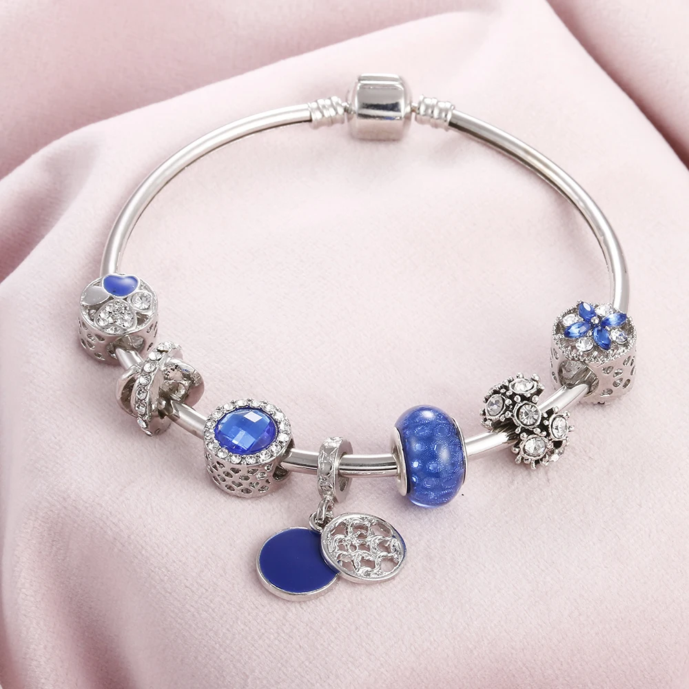 Новый дизайн женский браслет звездная звезда розовый драгоценный камень