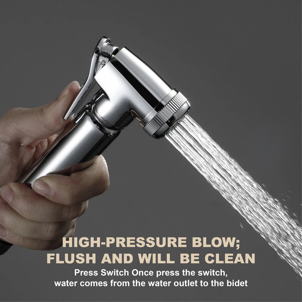 

Ручной распылитель для ванной комнаты, душевая головка, самоочищающийся распылитель для биде, ручной Душ Shattaf для биде