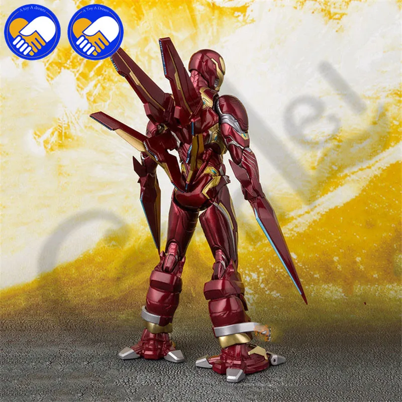 Набор из нано оружия Мстители 4 Ironman MK50 бесконечная игра военные фигурки игрушки