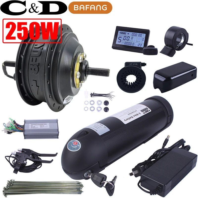 250 W 36 V 10AH BAFANG SWXH задний велосипед с электродвигателем набор преобразования для