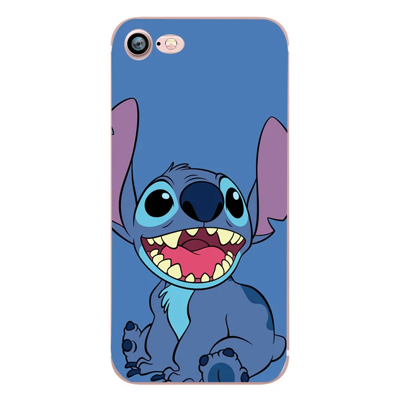 Cute Stitch Case For iPhone 7 8 Plus 6 6S 5s SE Soft Silicone Cartoon Cover Back X XS 10 5S Capa Coque Capinha |