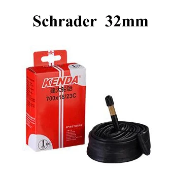 KENDA внутренняя трубка 700C камера 700* 18C-23C Schrader Presta велосипедные внутренние трубы 700 шоссейные велосипедные трубы шины chambre air 100g - Цвет: Schrader 32mm