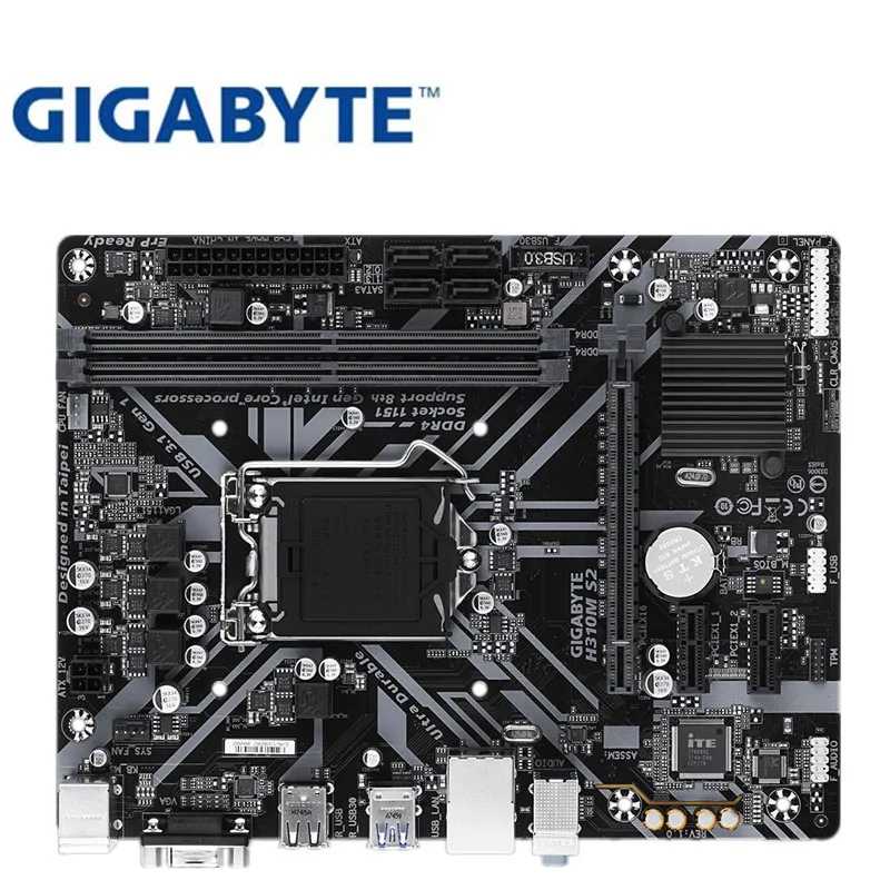 Материнская плата для Gigabyte новая оригинальная материнская 1151 поддержка H310M