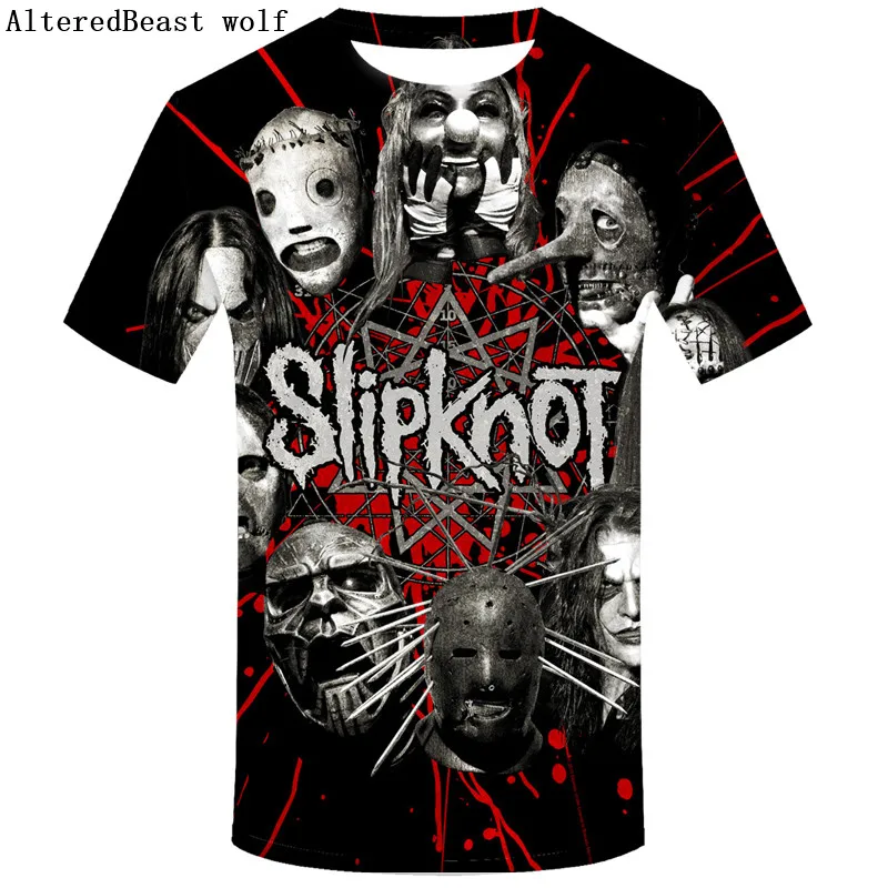 DMY611 Брендовая Готическая футболка, футболка Slipknot, Панк футболки, рок футболка, принт, Мужская 3D футболка, короткий рукав, Мужская одежда, повседневная одежда - Цвет: DMY611