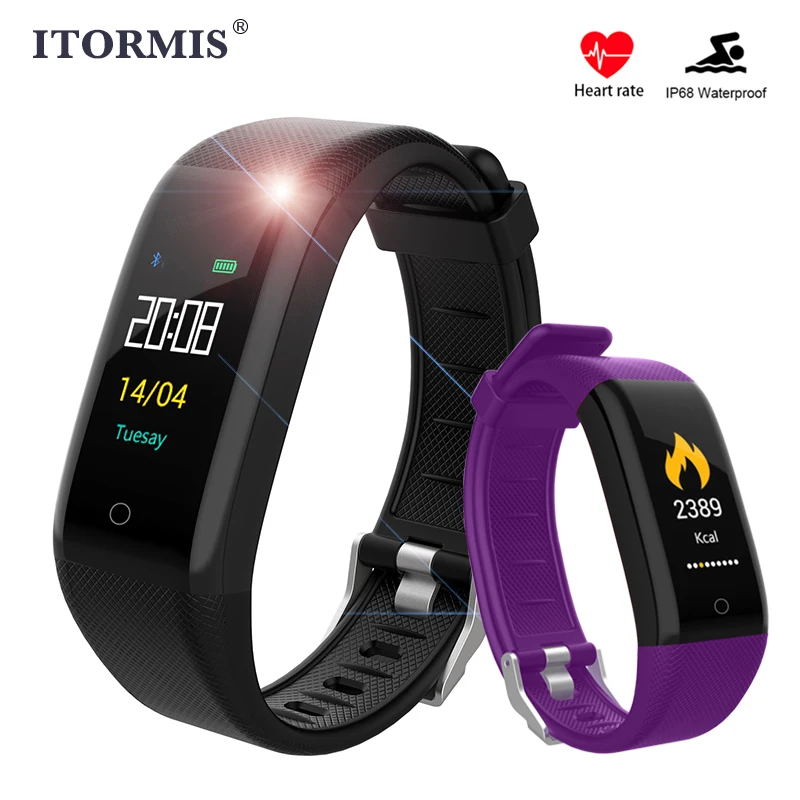 ITORMIS Bluetooth Смарт часы браслет фитнес трекер Браслет Водонепроницаемый сердечного