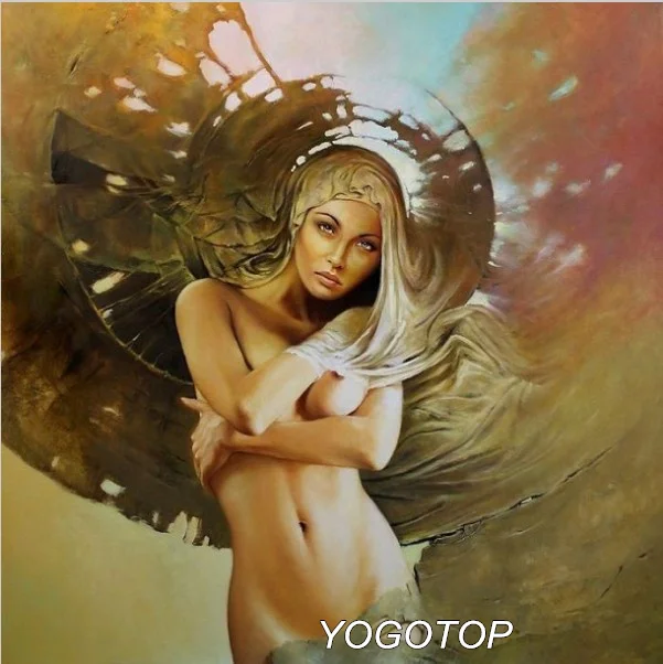 Зеленый YOGOTOP Сексуальная красивая Алмазная вышивка, Рукоделие, сделай сам, алмазная живопись, вышивка крестиком, полные стразы, домашний декор ZB835 - Цвет: Зеленый