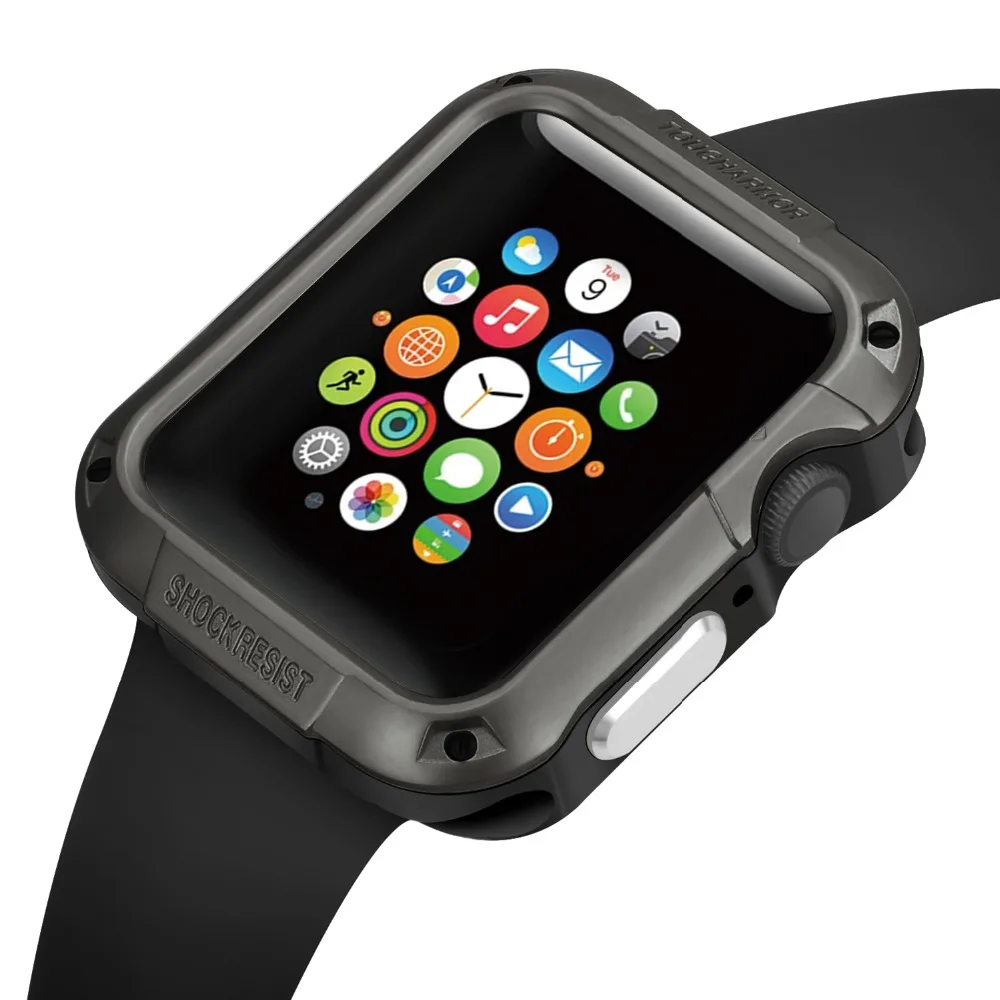 SGP защитный чехол Крышка для Apple Watch 4 5 44/40 мм прикрепляющийся к чехол для наручных часов iwatch серии 3/2/1/42 38 мм Мужские и женские часы, аксессуары