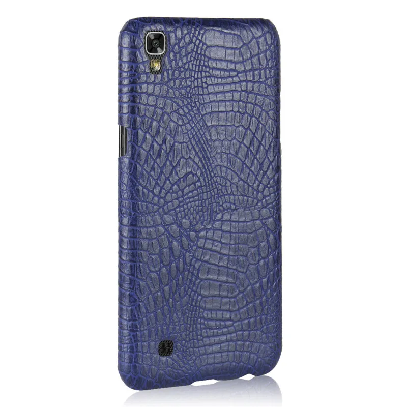 Синий Кожаный чехол для LG X power K220DS X power K220, чехол-бампер для телефона LG X power K210 K 210 220DS 220, Жесткий Чехол-рамка из поликарбоната - Цвет: Синий