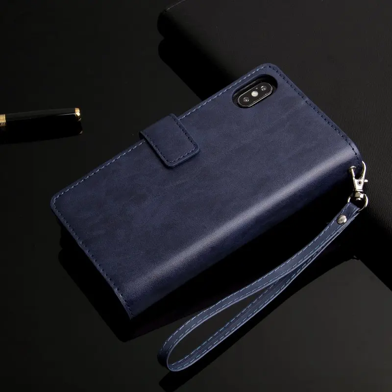 Многофункциональный кожаный кошелек на молнии Card Case для iPhone 5 5S SE 6 6S 7 8 Plus X XR XS Max чехол Обложка Flip Стенд на Коке