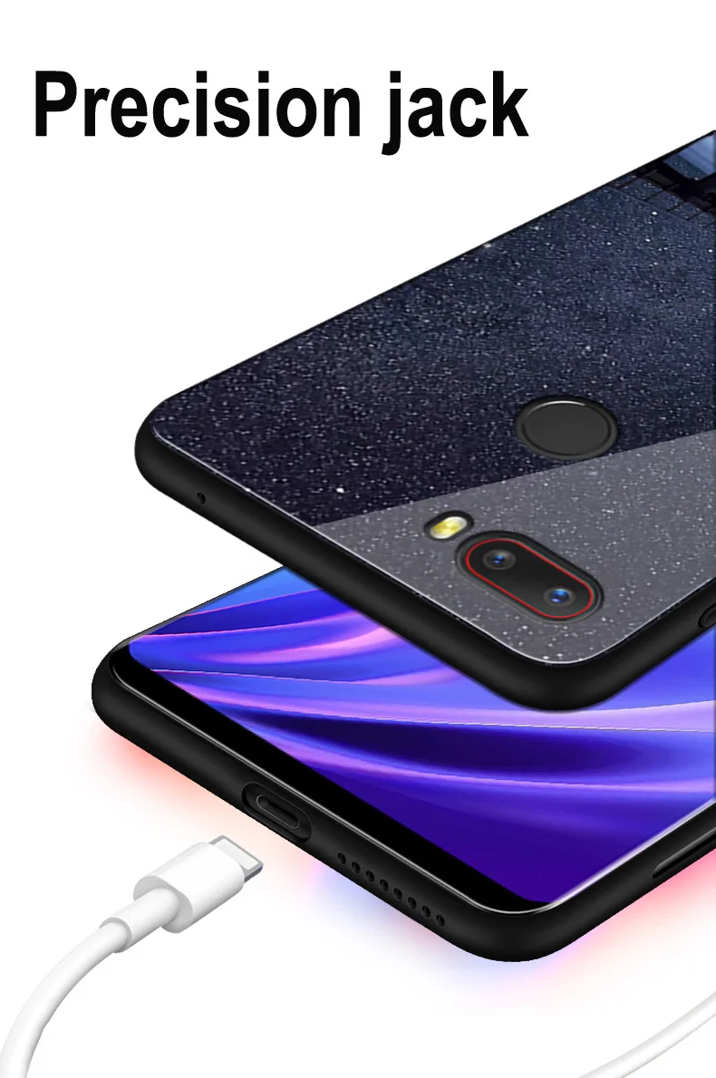 Для ZTE Nubia z17s nx595j Стекло Твердый чехол Nubiaz17s чехол для ZTE Nubia z17 s Coque закаленное стекло+ Мягкий силиконовый чехол-бампер