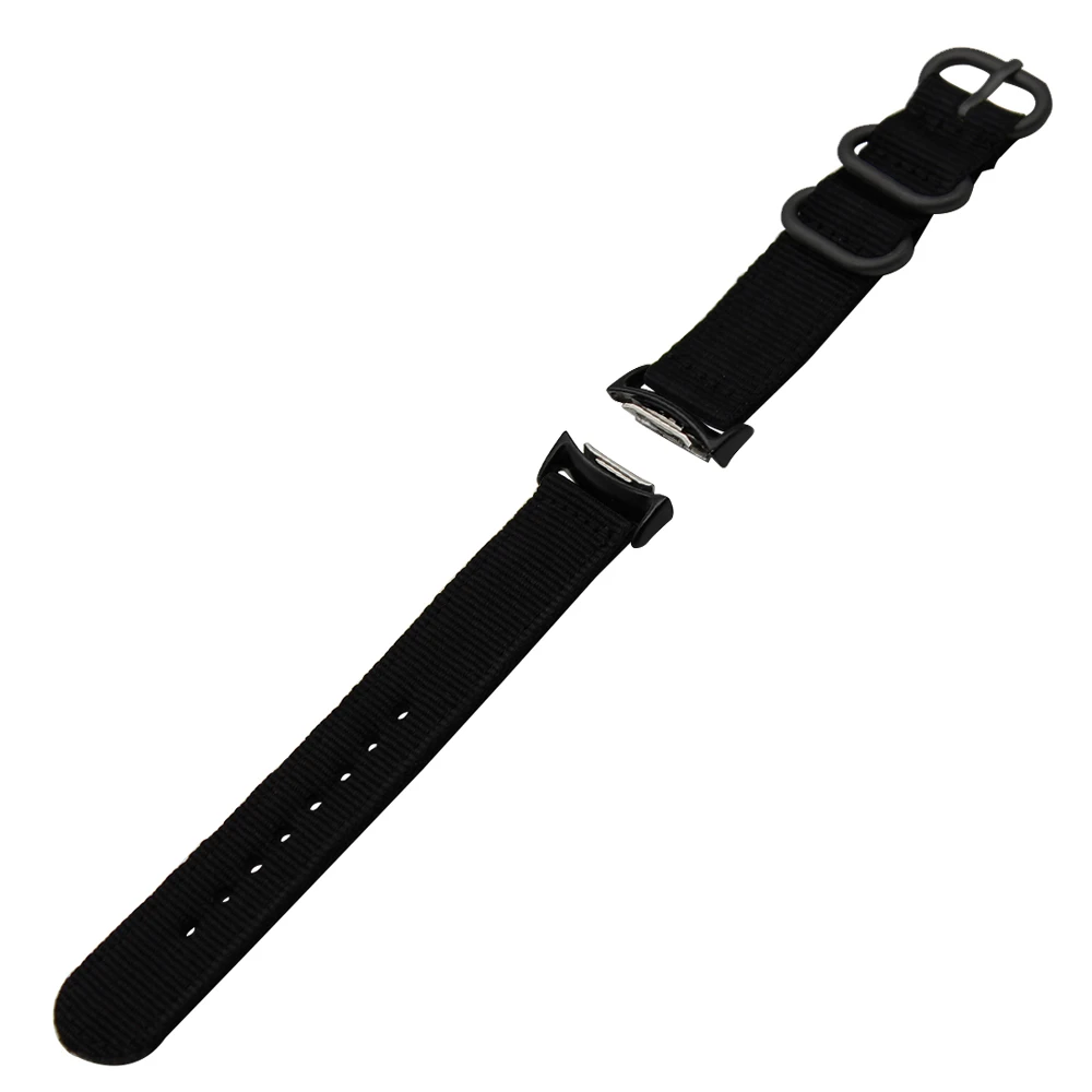 Холст нейлон ремешок для samsung Шестерни 2 R360/Fit2 Pro R365 Смотреть Band спортивный ремешок Сталь кольцо застежка браслет