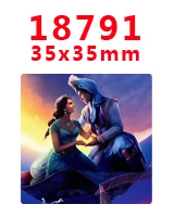 PR-18791 Наборы для творчества Герой мультфильма с плоской задней частью Плоские наклейки 30 штук. PR-18489-18906 - Цвет: PR-18791