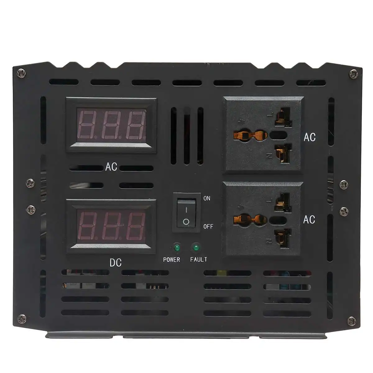 Инвертор Чистая синусоида 2500 Вт 5000 Вт P eak DC 12 В/24 В/48 В к AC 220 В трансформатор напряжения конвертер двойной светодиодный цифровой дисплей