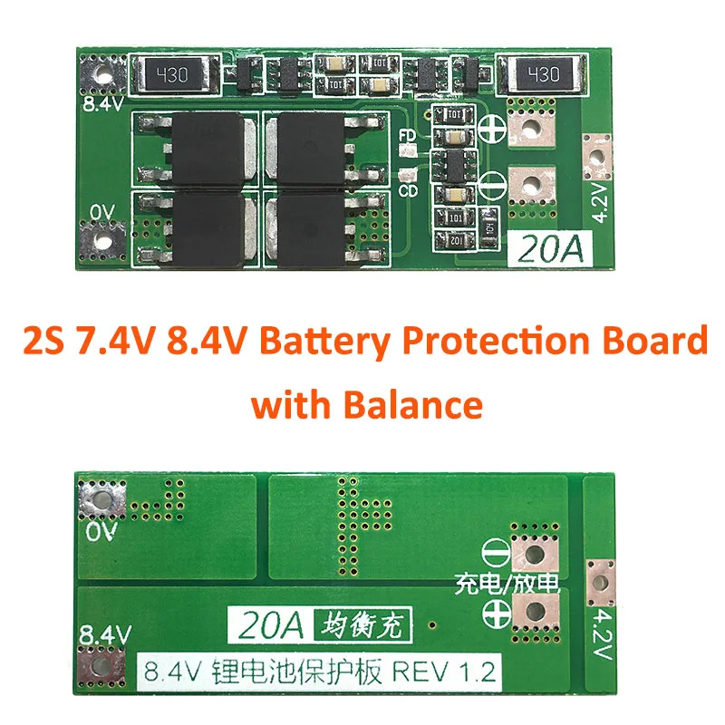 2 S/3 S/4S литий-ионный аккумулятор 18650 зарядное устройство PCB плата защиты BMS Lipo сотовый модуль с балансом