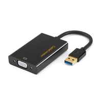 cableccreation superspeed usb 3 0 to vga external video card full visual experience for windows mac usb to vga