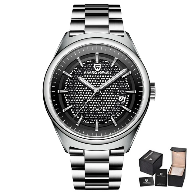 5 Mens Watches Top Brand Luxury PAGANI DESIGN New Mechanical Automatic Fashion Business Men Stainless Steel Watch Erkek kol saati - Цвет: 5