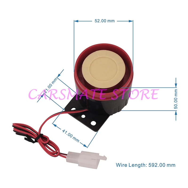 Хорошее качество Универсальный 6 шесть тон сирена Рог для мотоцикл сигнализация