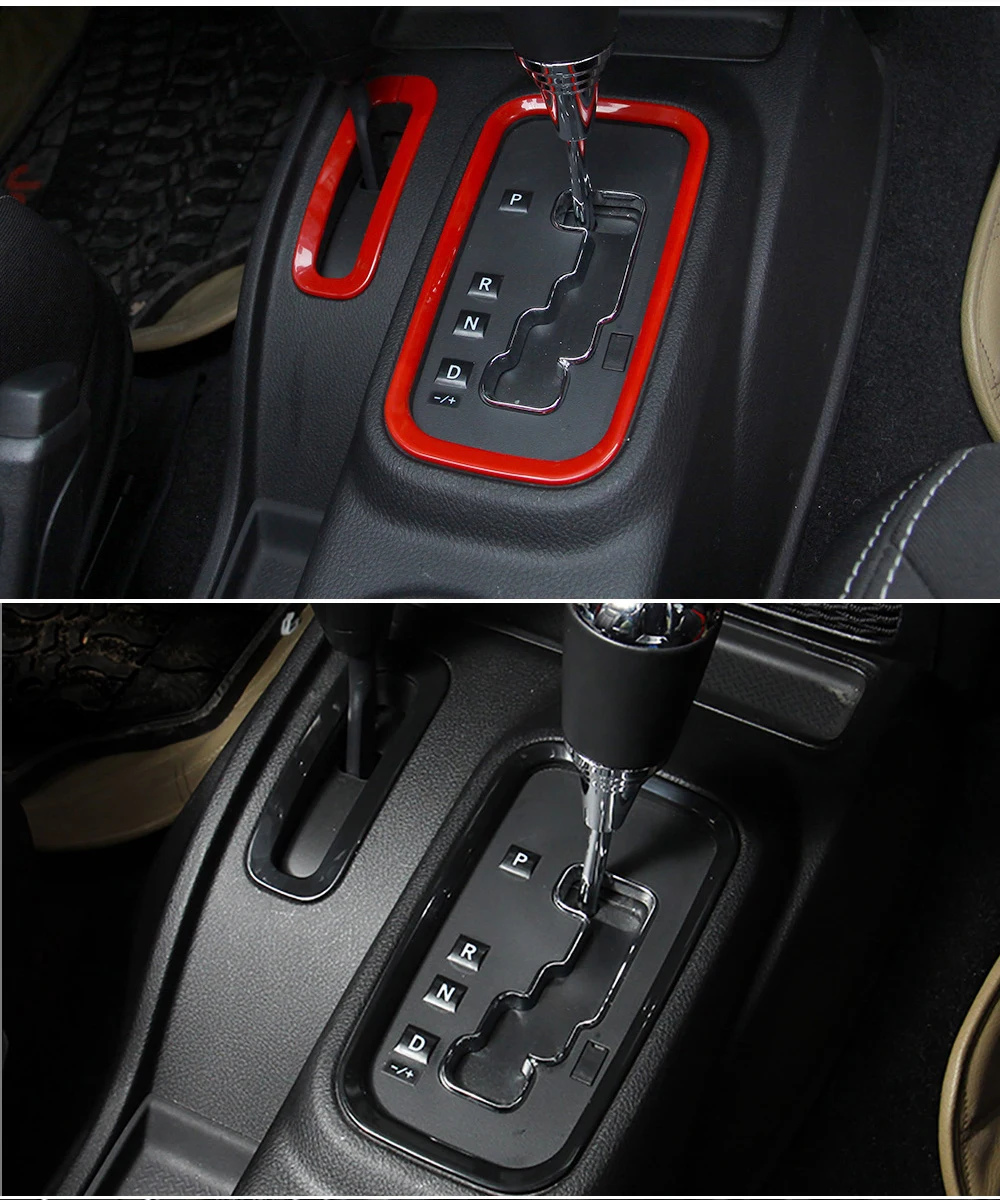 SHINEKA ABS автомобильная коробка переключения передач панель накладка рамка для Jeep Wrangler JK 2011- автомобильный Стайлинг Аксессуары для интерьера