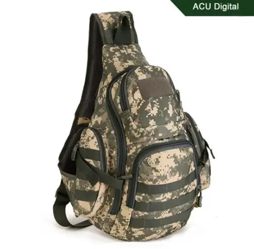 ACU Тактические Военные рюкзаки Molle, 14 дюймов, рюкзак для ноутбука, 800D, нейлоновая Спортивная Сумка для кемпинга, походов, водонепроницаемый мужской рюкзак для путешествий - Цвет: ACU