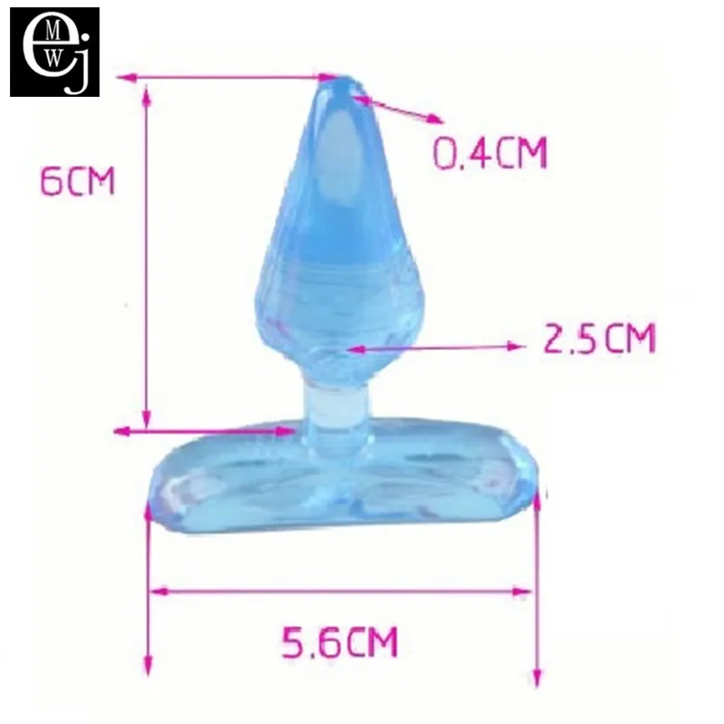 EJMW Sex Product Soft Jelly Anal Toys Mini Butt Plugs Dildo Adult Products For Women and Men ELDJ192 |