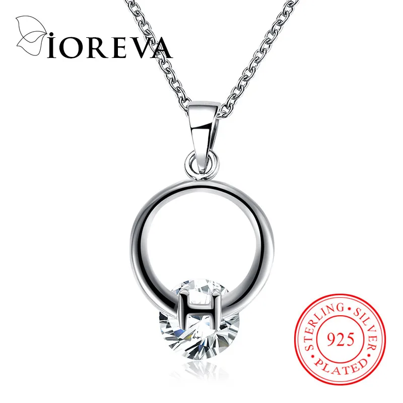 Мода круглый колье цепи & подвески посеребренная cz diamond choker ожерелье заявление