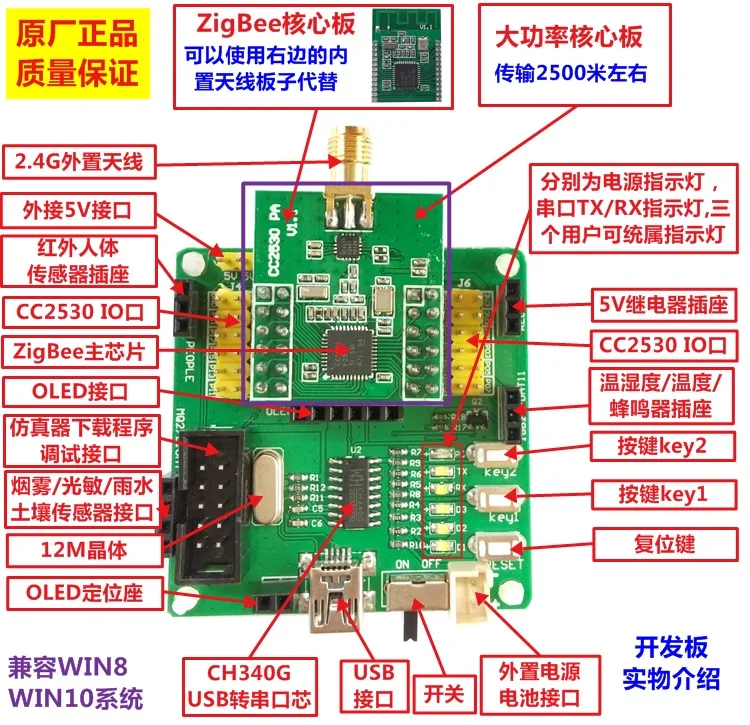

For CC2530+RFX2401 high power node