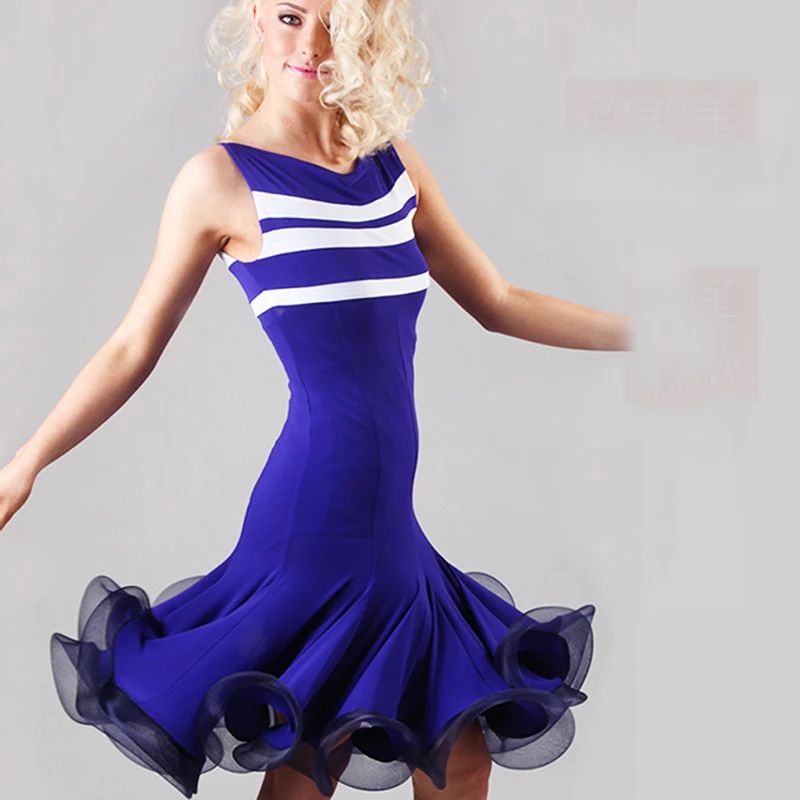 Платье для латиноамериканских танцев с бахромой женщин и девушек костюм