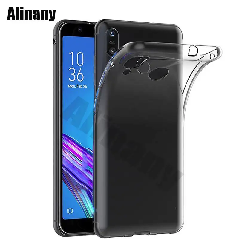 Чехол для Asus Zenfone Max Pro M1 силиконовая Мягкая задняя крышка из ТПУ чехол телефона