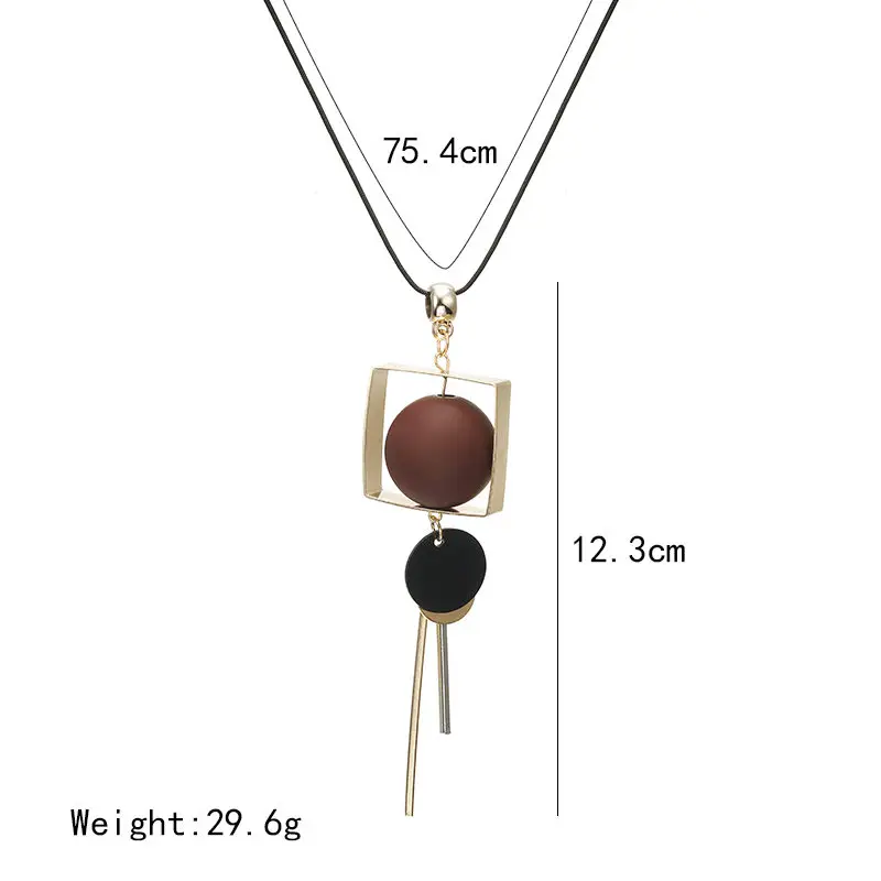 Свитер с цепочкой длинное корейское ожерелье героями мультфильмов 2018 осенняя и